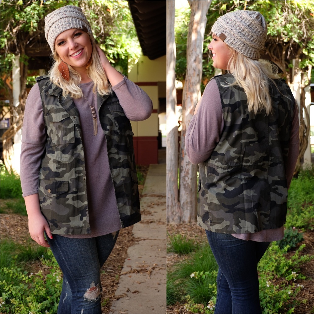 PLUS Camo Cargo Vest